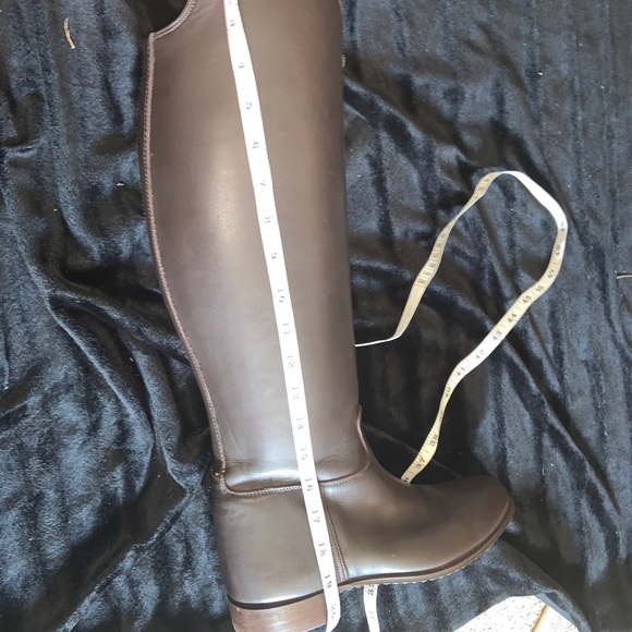 CUSTOM VOGEL BOWERY DRESS BOOTS BROWN CALFSKIN fully Lined Zippers Olympic Tops - Picture 10 of 16